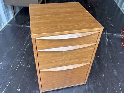 Danish Teak Mid Century Modern file cabinets (Or nightstands) by Jesper MCM. Real teak wood, Vintage