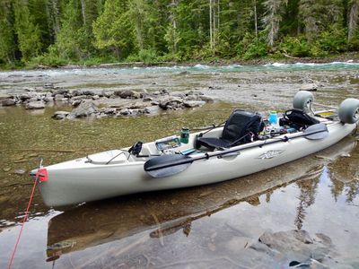 Hobie MIRAGE Double Kayak with peddles Great for Fishing. Like new