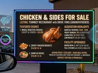 Profitable Turnkey QSR with Drive-Thru – Prime Saratoga Springs Location