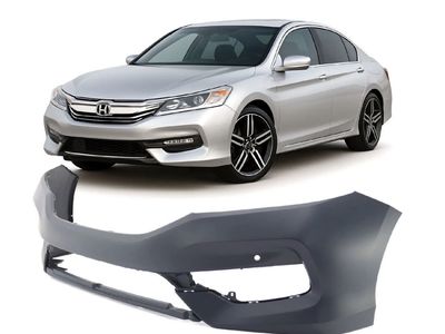 2016-2017 Honda Accord Front Bumper Cover Primered for Sedan Models