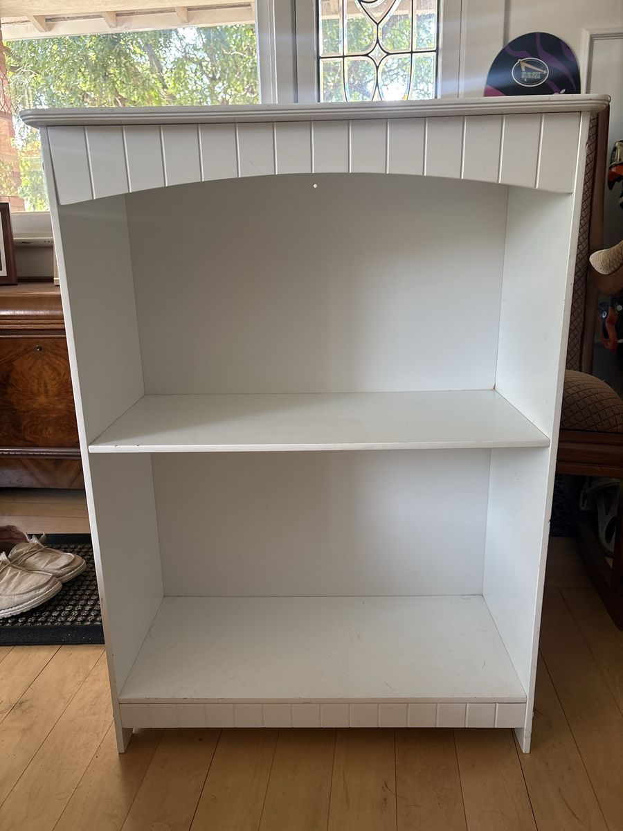 Cute white kids shelf