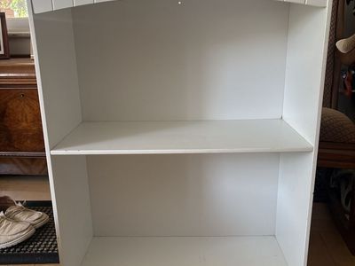 Cute white kids shelf