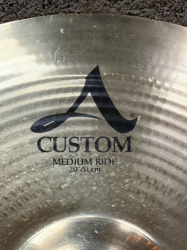 Zildjian 20 inch A Custom Medium Ride Cymbal
