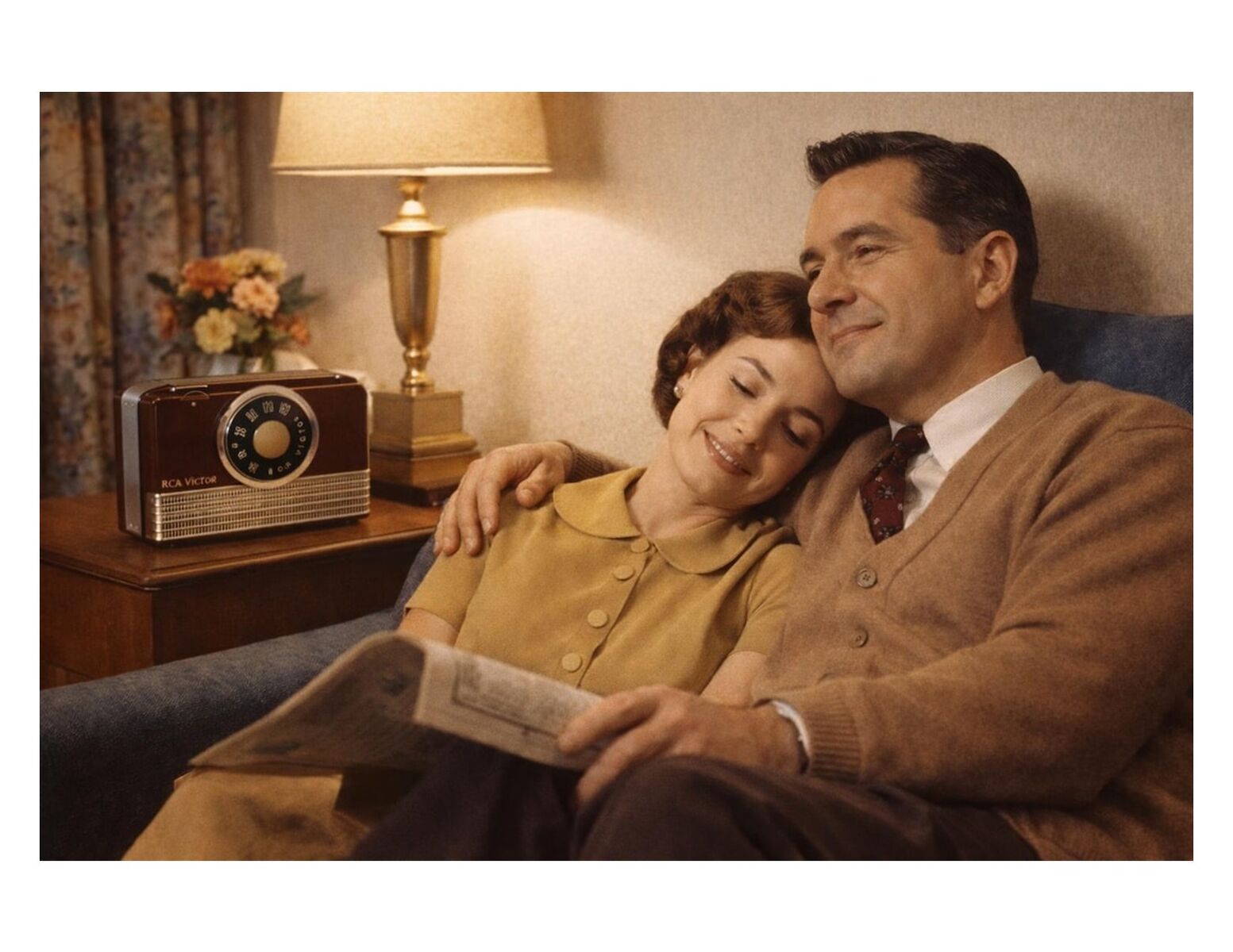 RADIO - Vintage 1950s RCA Victor B-411 Portable Tube Radio | Atomic Mid-Century |