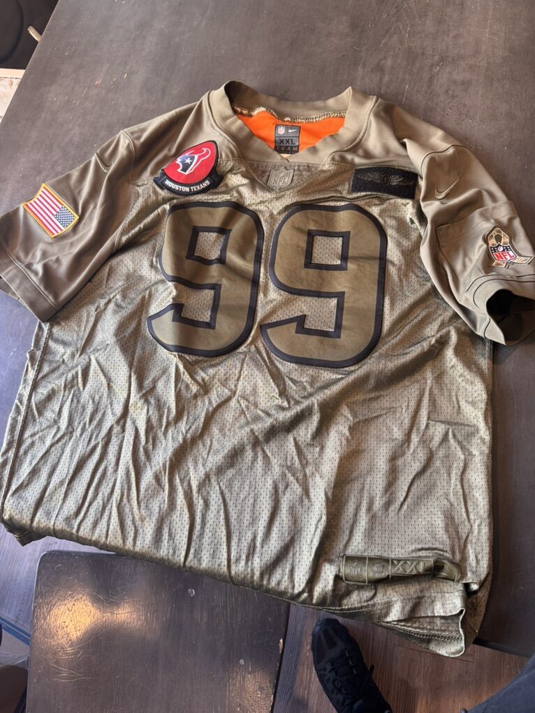 Houston Texans XXL salute Jersey