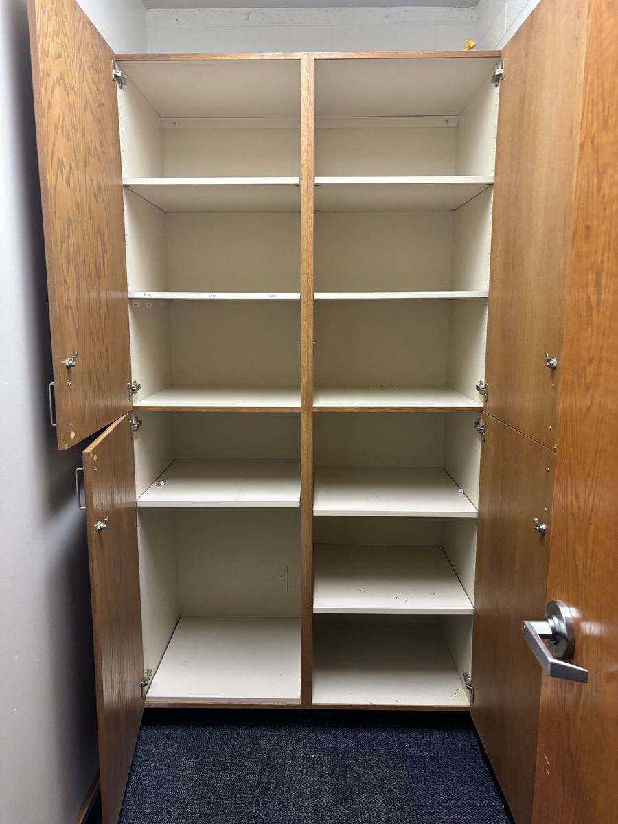 Heavy Duty Wood Storage Cabinets & Bookshelves - Variety Available, Great for Garage/Shop