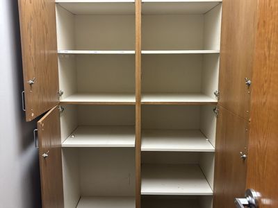 Heavy Duty Wood Storage Cabinets & Bookshelves - Variety Available, Great for Garage/Shop