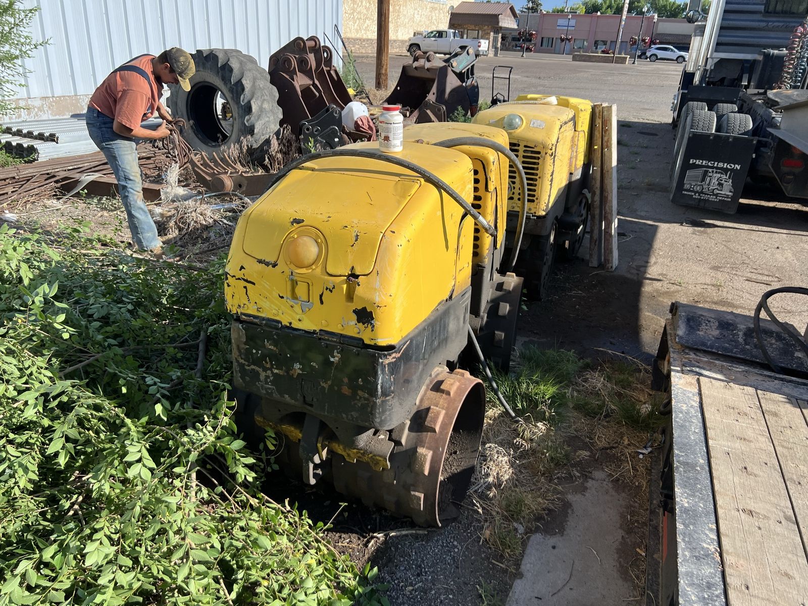 Trench compactors.  Rammax