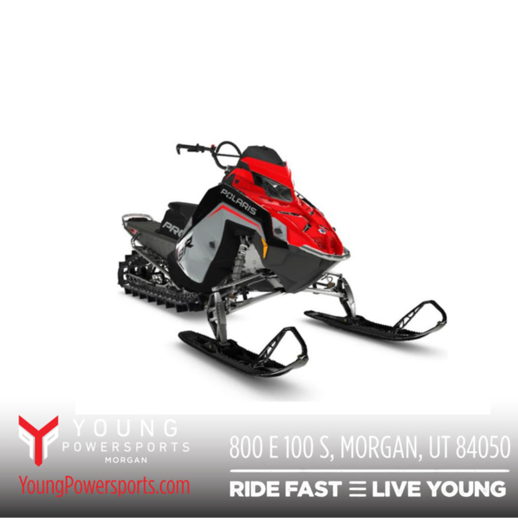 2025 Polaris® 9R PRO RMK 155 Storm Gray / Indy Red