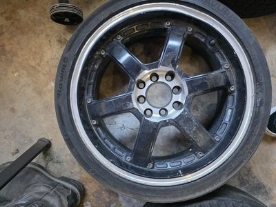 set of 3 wheels 4x114.3 price is obo