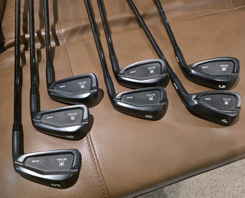 Miura CB-302 Forged Irons 5-G Set - KBS S-Taper 120 Shafts, Golf Club Set