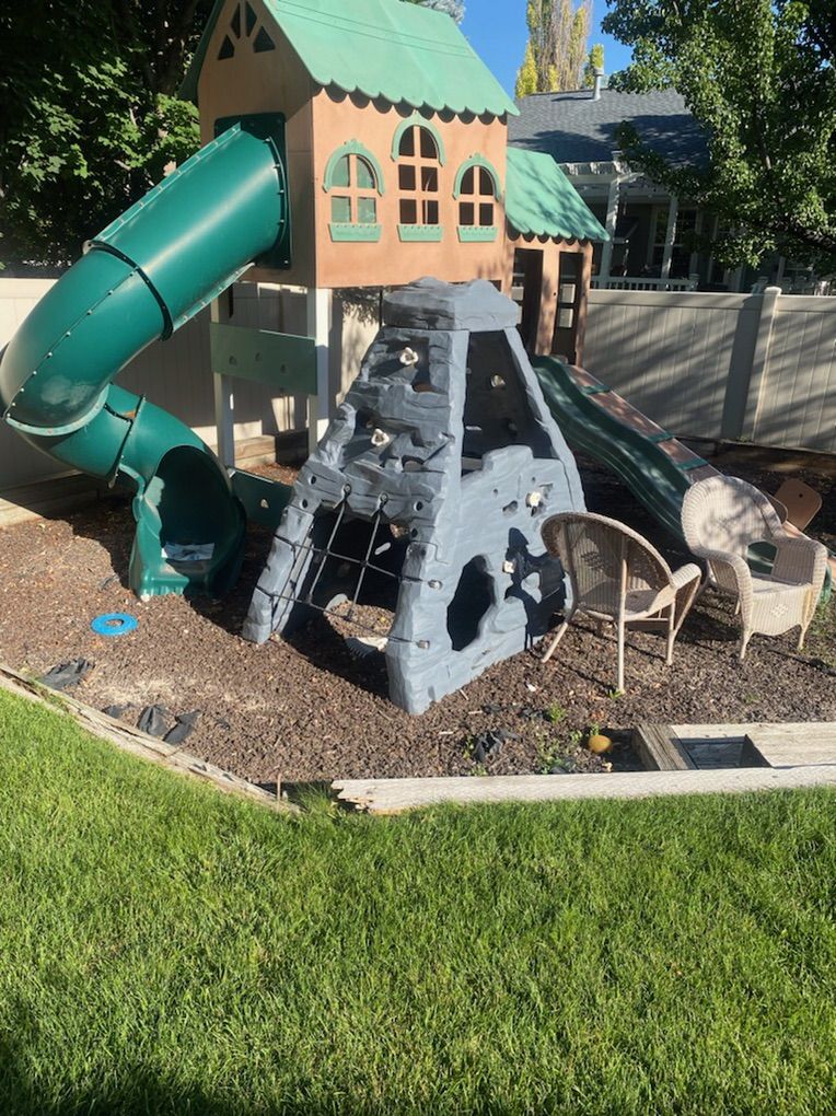 Kids Climbing Wall Playground Style Fort