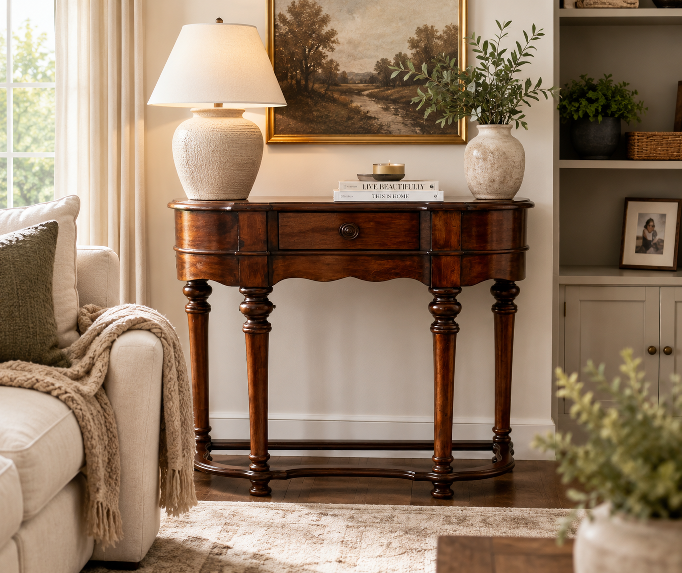 Console Table with Drawer
