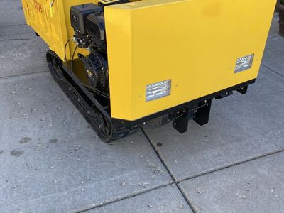 CD25 Yellow Mini Dump Tracked Utility Vehicle - Compact & Powerful