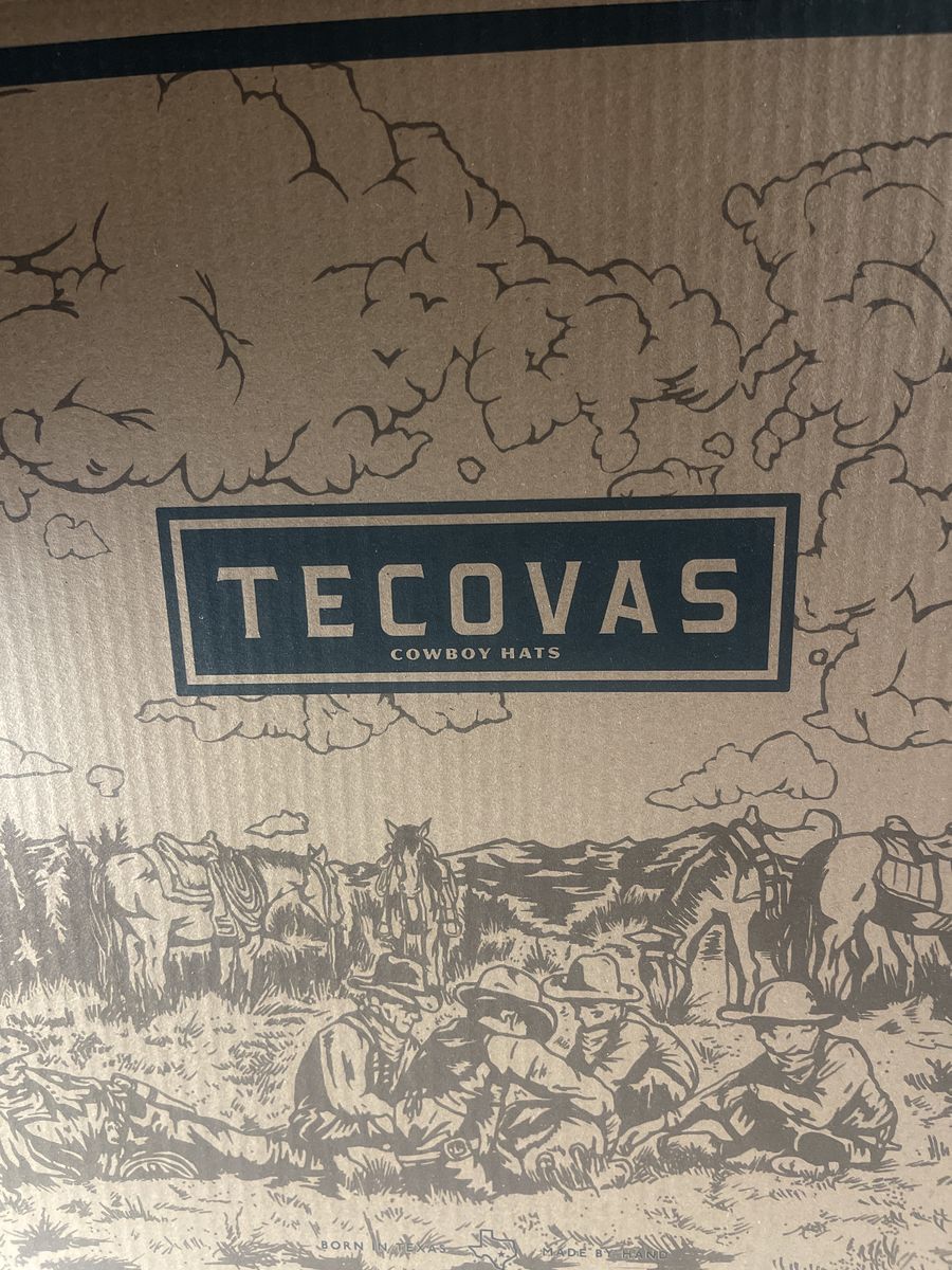 New Tecovas Straw Cowboy Hat size 7 1/2