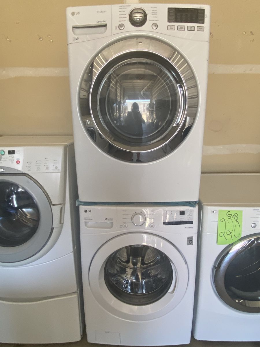 LG washer and gas dryer