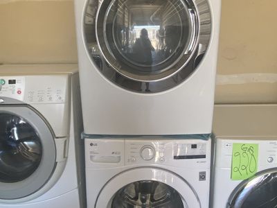 LG washer and gas dryer