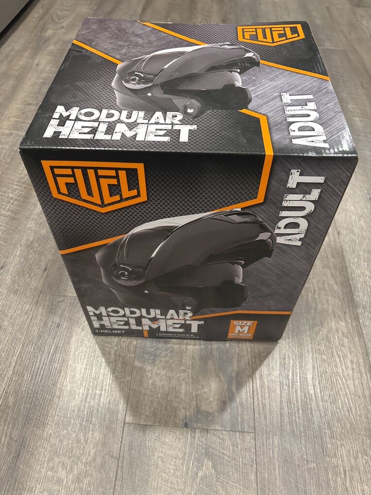 Adult Motorcycle Helmet. Modular Helmet Medium New