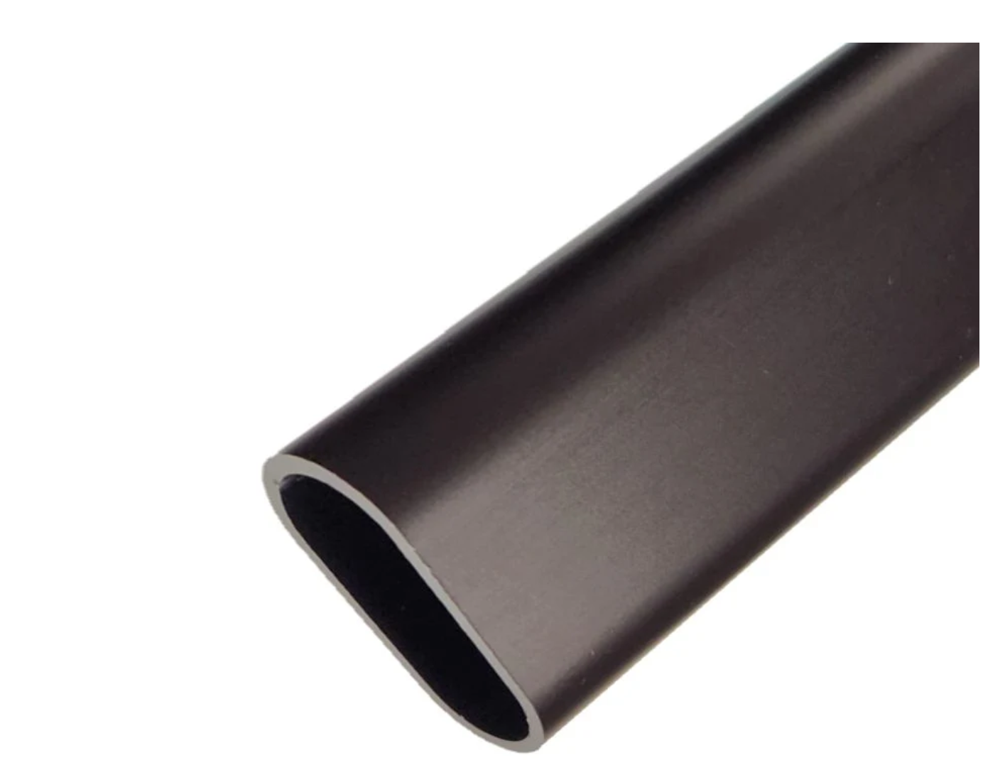 Oval Closet Tube Dark Bronze 8' and 12' Lengths Aluminum