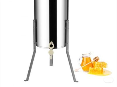 VEVOR HE-150-2/4F-US Electric Honey Extractor - Stainless Steel 2/4 Frame Beekeeping Spinner
