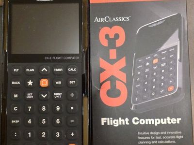 ASA AirClassics CX-3 Electronic Flight Computer with Box