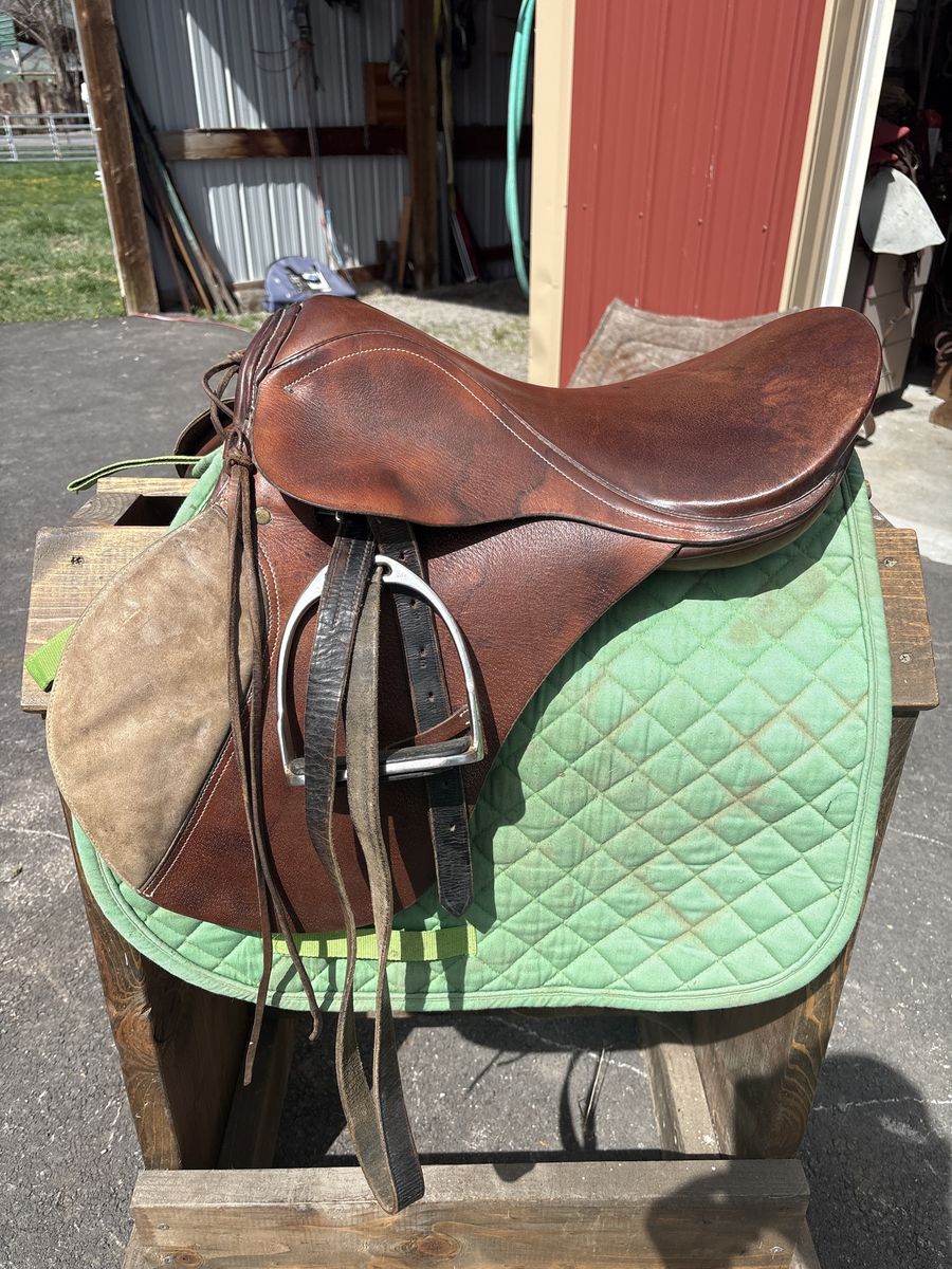 16 Inch English Saddle