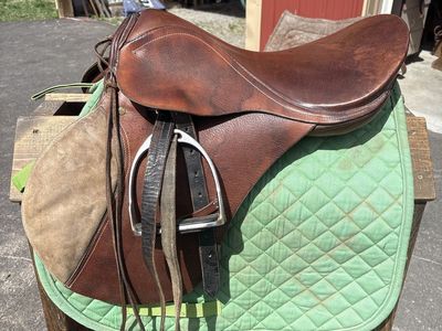 16 Inch English Saddle