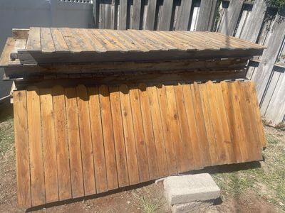 Wooden Fencing Pieces