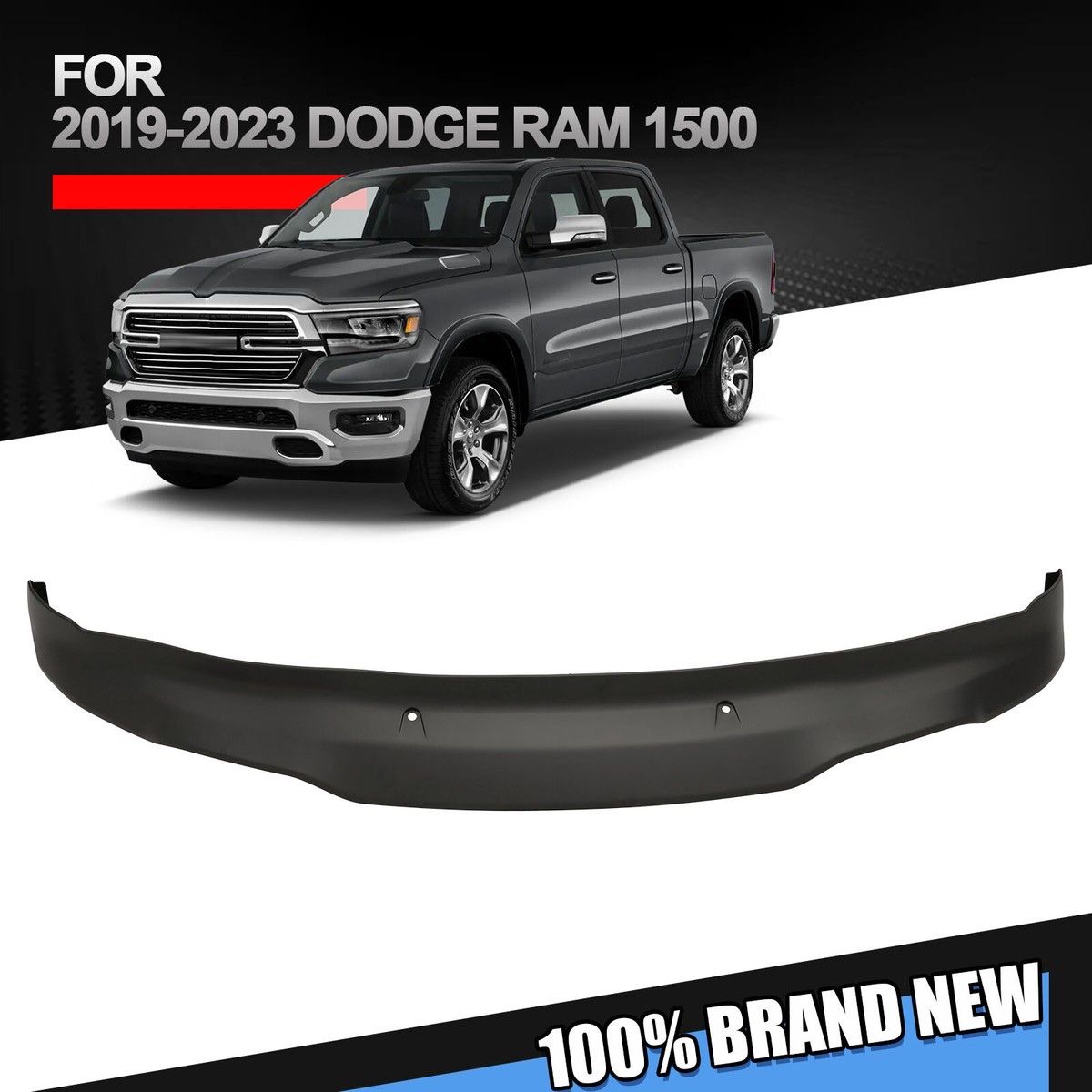 Front Bumper Air Dam for 2019-2023 Dodge Ram 1500, 100% Brand New