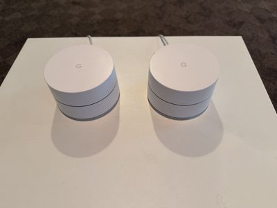 Google WiFi Mesh Routers (2-Pack) – Reliable Whole-Home Internet – $35
