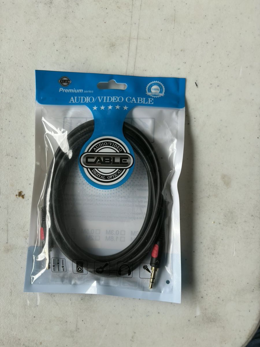 OFC Premium Series Audio/Video Cable 3.5mm Jack Black