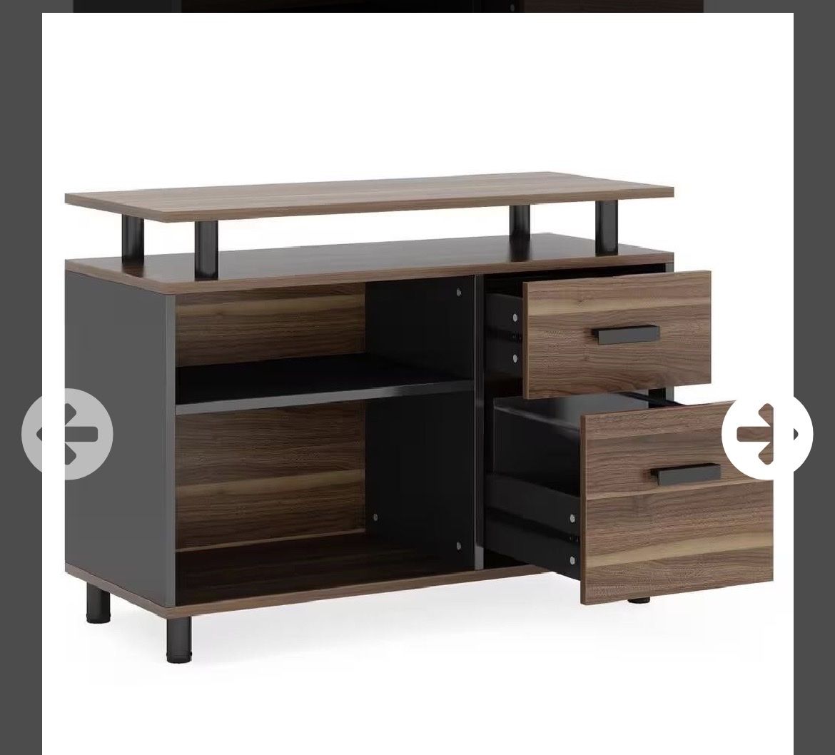 Tribesigns 29x 31 file cabinet,Modern Wooden Office Cabinet with Printer Stand and Drawers