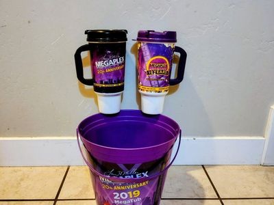 Megaplex Mugs and Popcorn Bucket