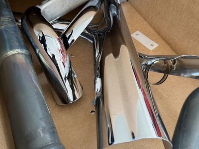 Harley factory exhaust system