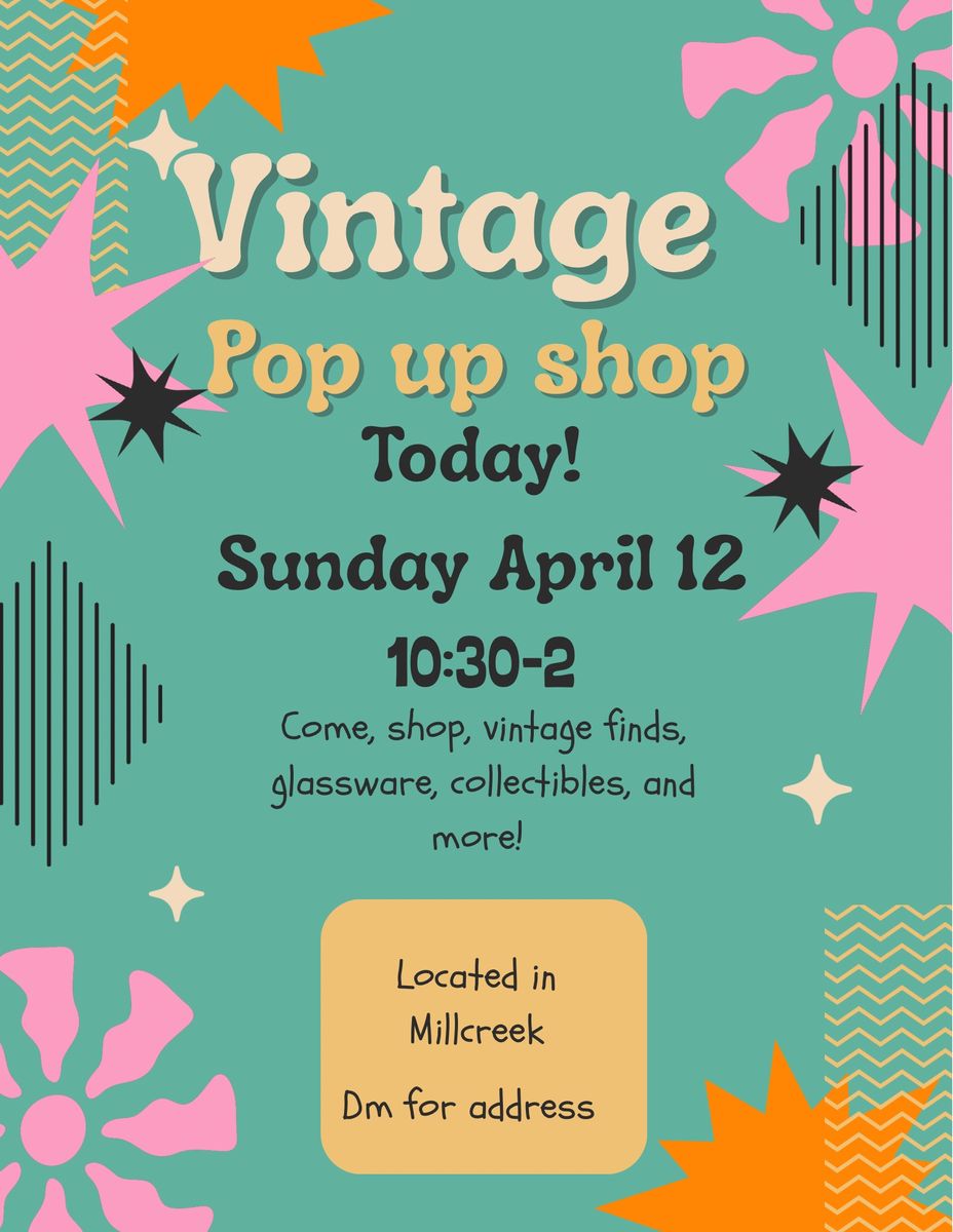 Vintage Pop Up Shop