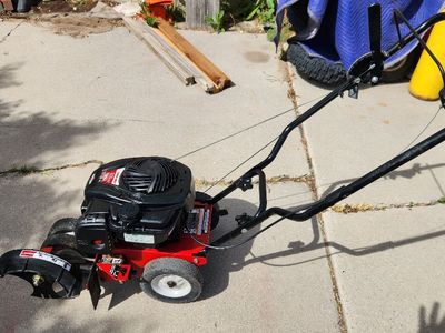 Troy bilt 9" edger 4-cycle just tuned up