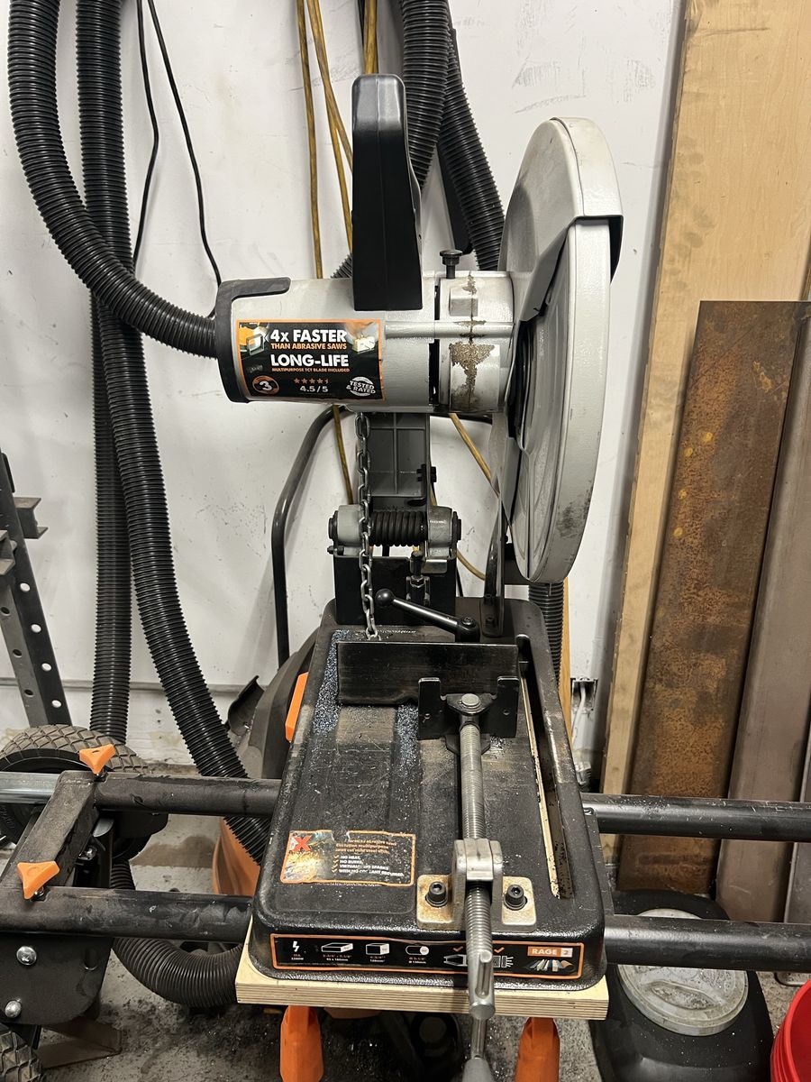 Chop saw metal evolution & collapsible stand 