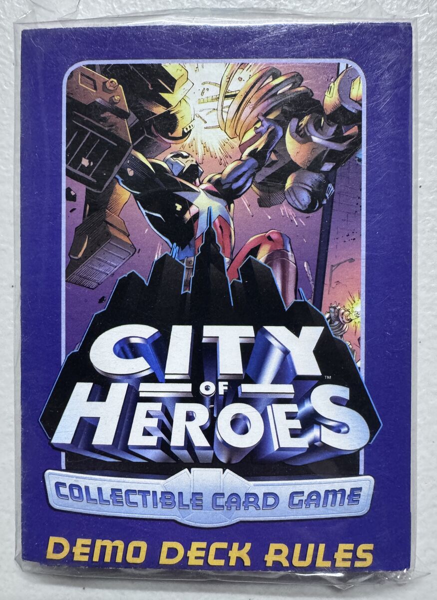City of Heroes Collectible Card Game Demo Deck Sealed