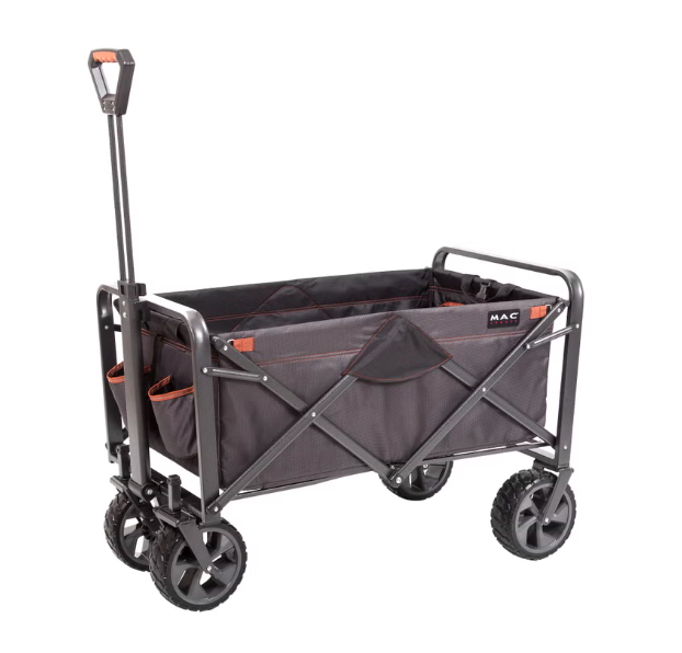 Mac Sports XL Folding Wagon with Brakes Cart Moving