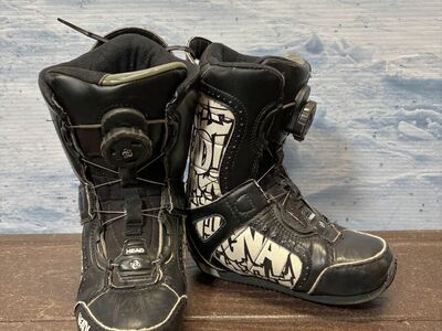 Used Head 450 RC Jr 18.5 BOA Kids Snowboard Boots