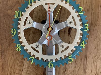 Campagnolo Bicycle Chainring Crank Arm Wall Clock - Unique Cycling Decor