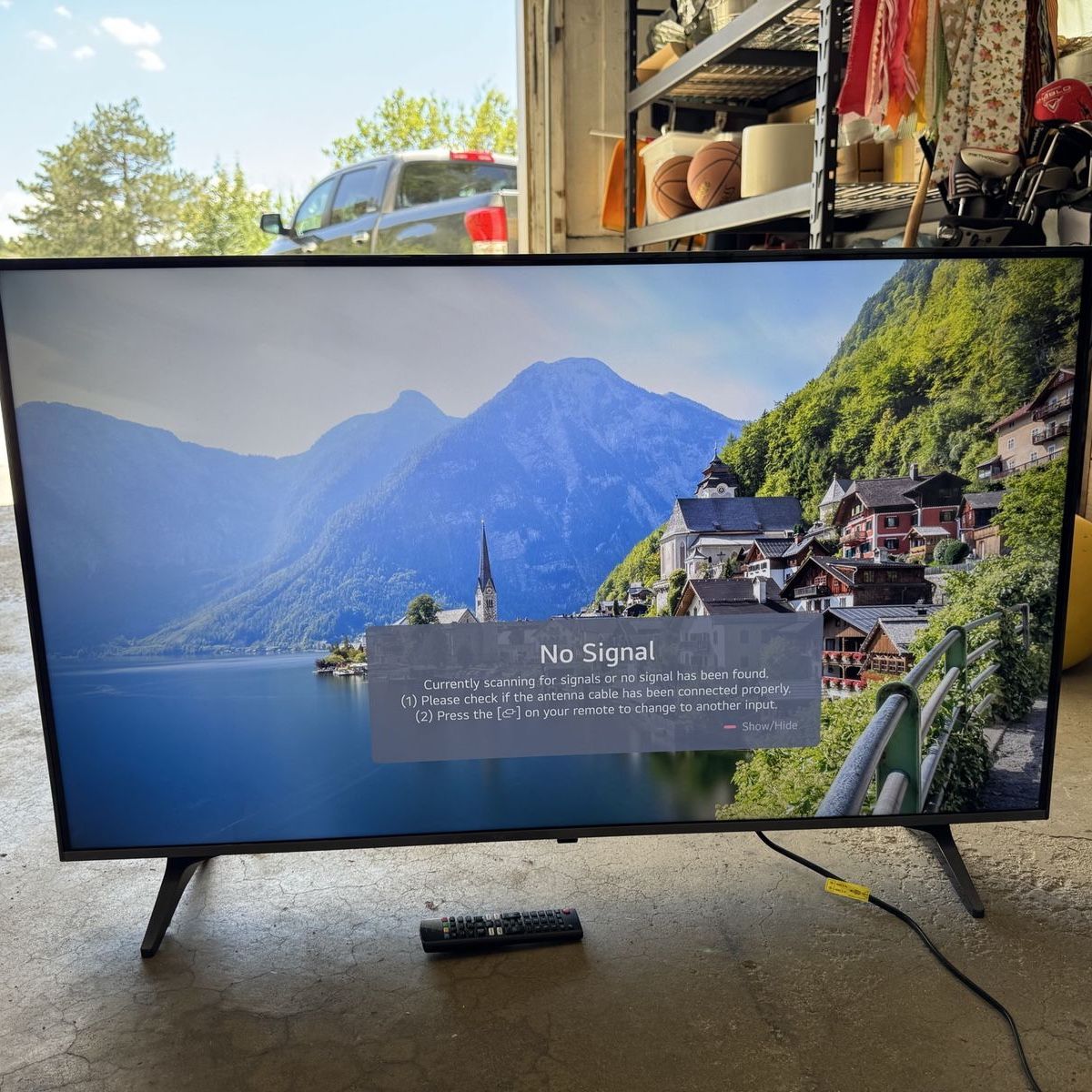 50” LG 4K TV practically new