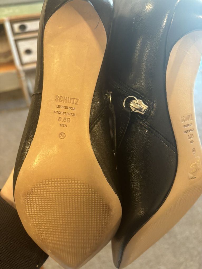 Schutz Mid Calf Bootie