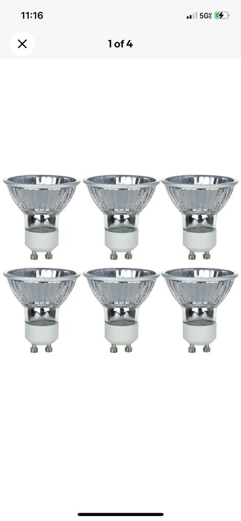 6 Pack Of Simba LIghting 35W NEW