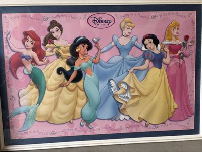 Framed Disney Princess Posters