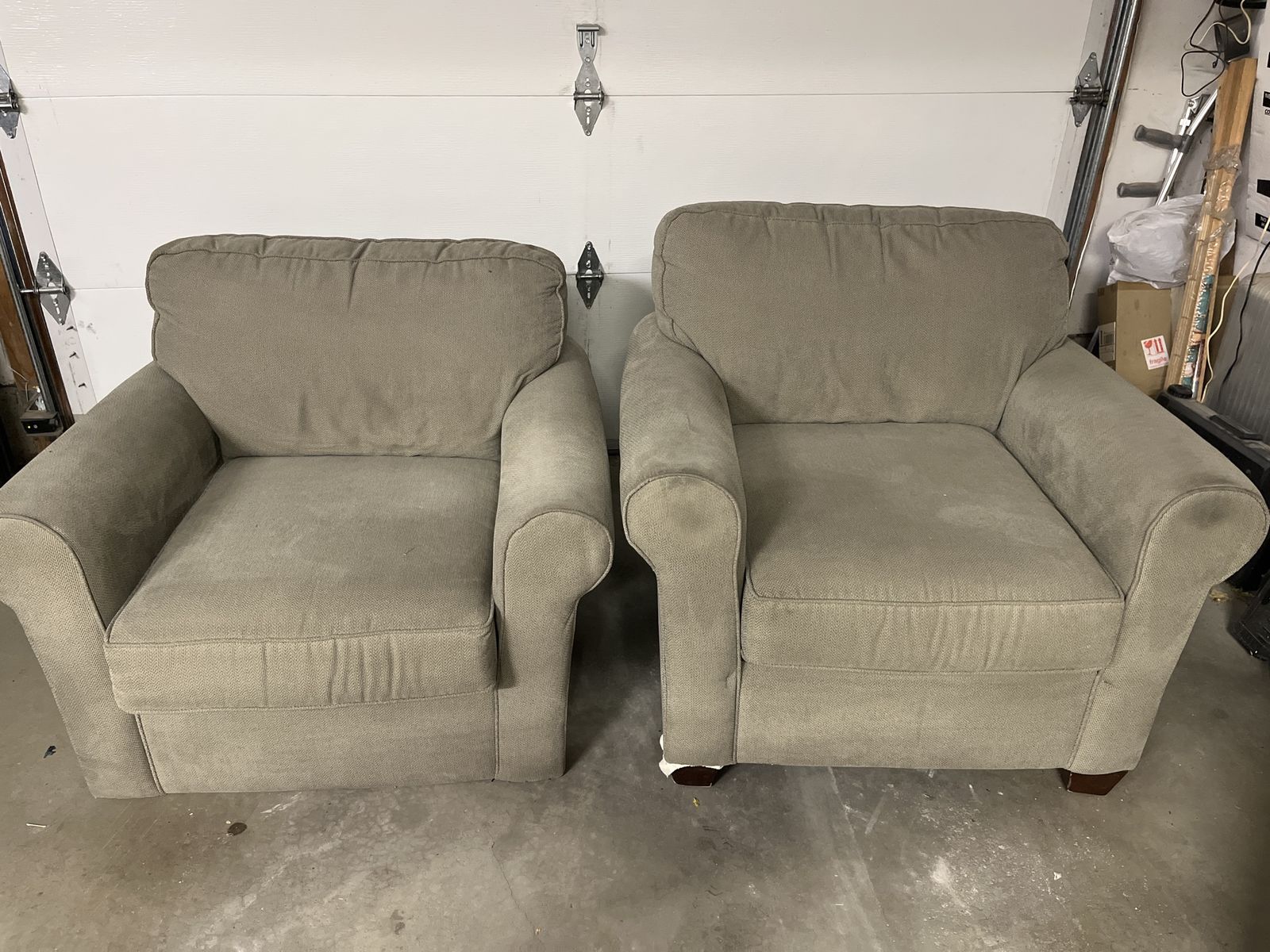 Two living room chairs
