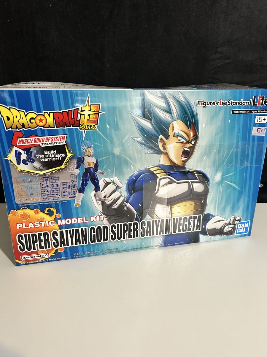 Bandai Figure-rise Standard Dragon Ball Super Super Saiyan God Super Saiyan Vegeta Plastic Model Kit
