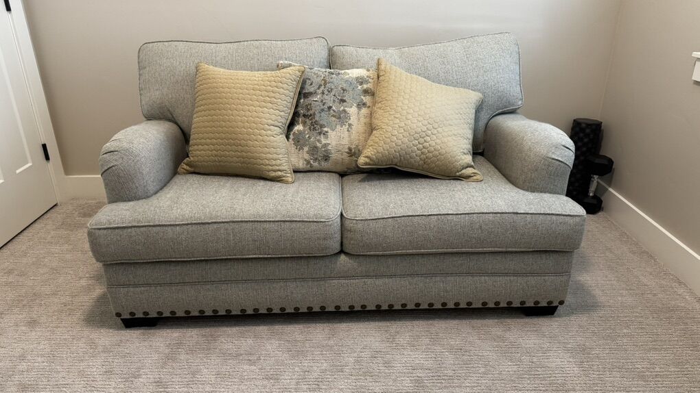 Light Sage Green Loveseat
