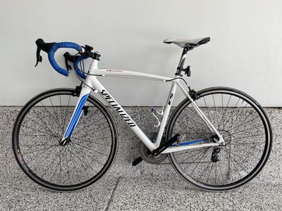 Specialized Allez E5 Road Bike White/Blue SRAM Components