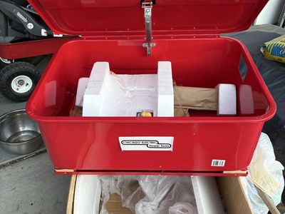 Chicago Electric Power Tools 20-Gallon Parts Washer Red